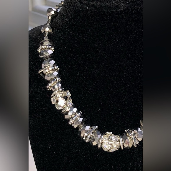 Unique Silver Tone/Bronze Necklace - Picture 12 of 13